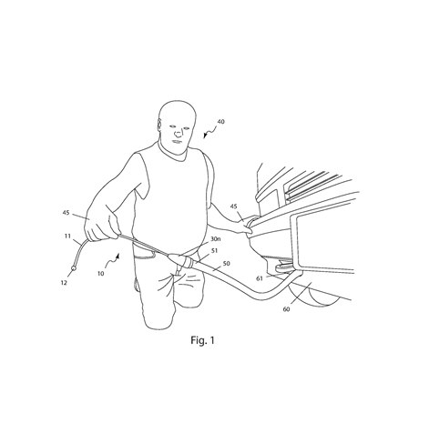 The Hose Puller patent documentation